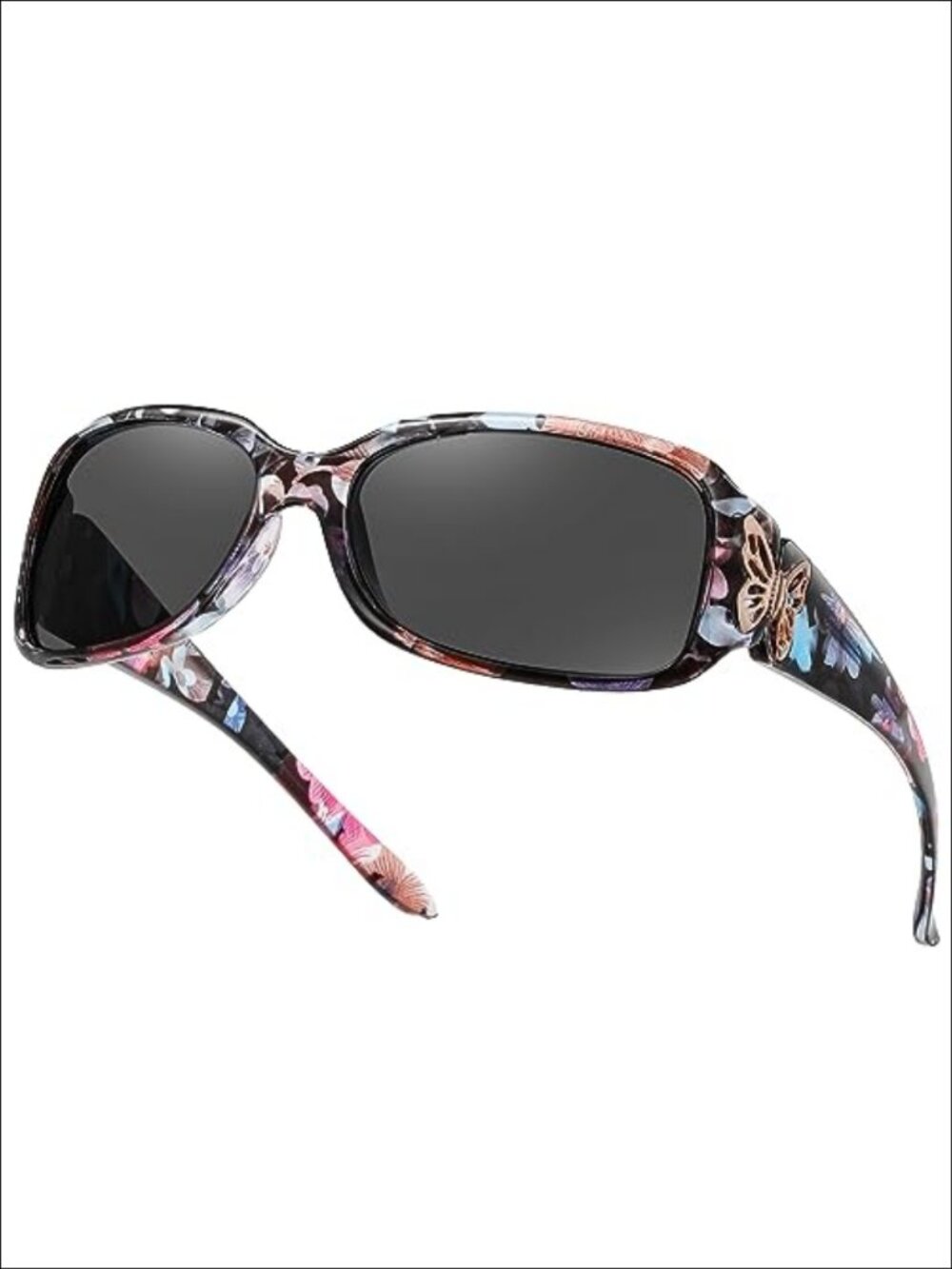Polarized Butterfly Sunglasses UV400 Full Frame Wrap Around Oversized